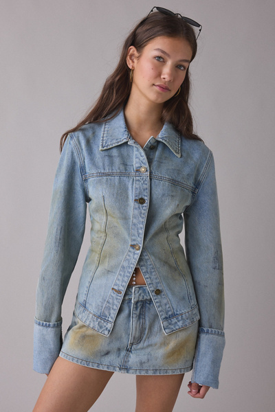Kaori出品 未使用タグ付き OHGA オーガ DENIM JACKET Lioness The Bronx Denim Jacket | Urban Outfitters