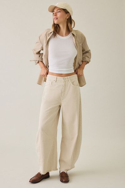AllSaints Payton High-Rise Barrel Leg Jeans
