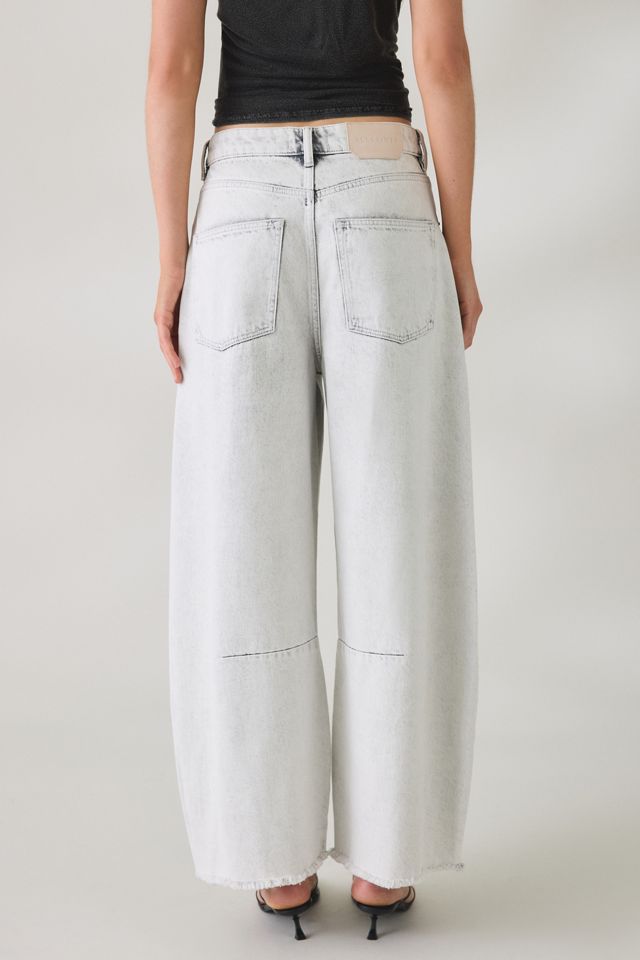 AllSaints Luca Short Sleeve Cropped Denim Jacket #4