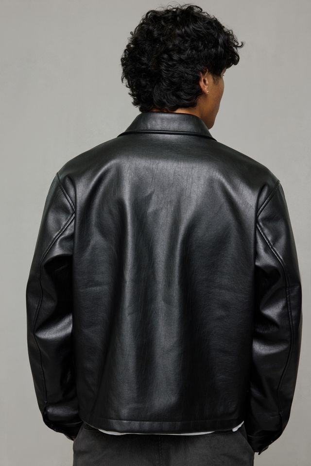 OBEY Workman Faux Leather Jacket #1