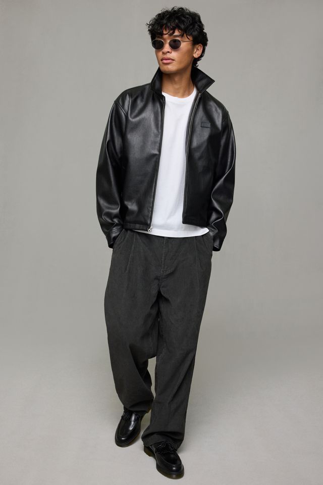 OBEY Workman Faux Leather Jacket #2