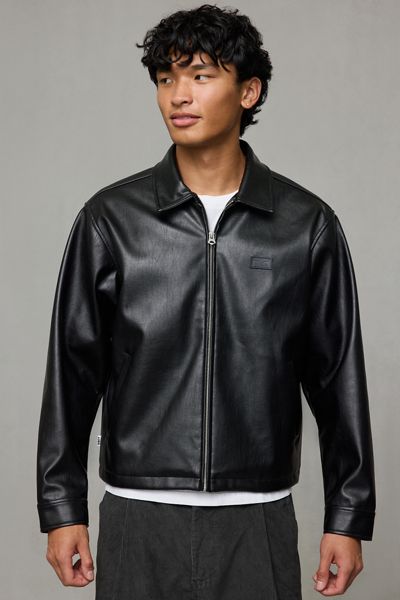 OBEY Workman Faux Leather Jacket
