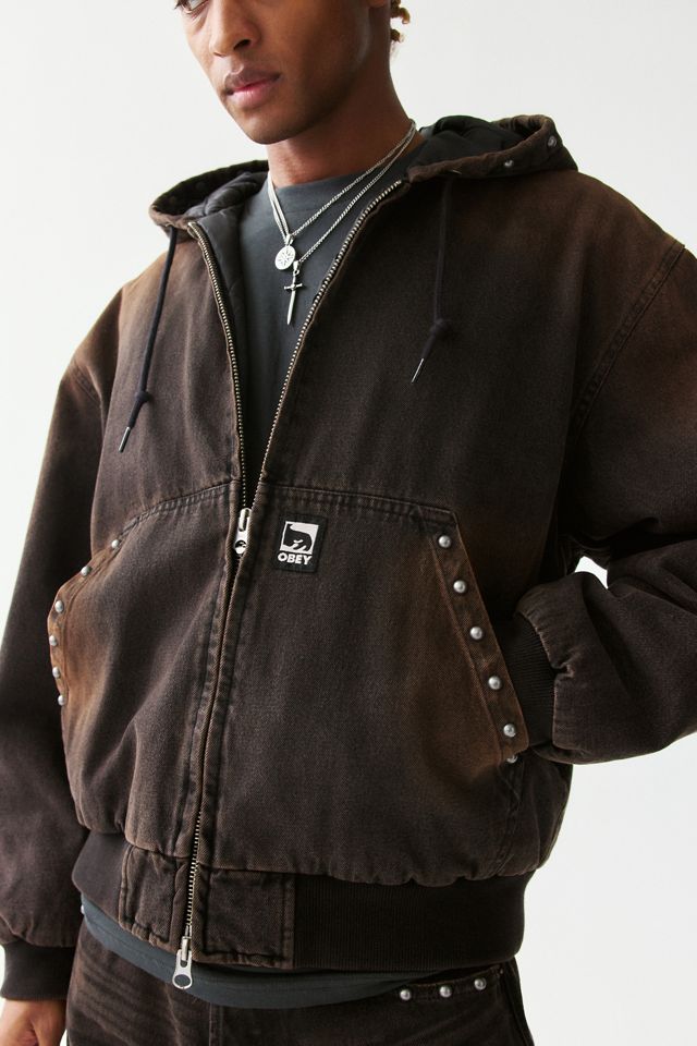 OBEY Studded Zip-Up Jacket #2