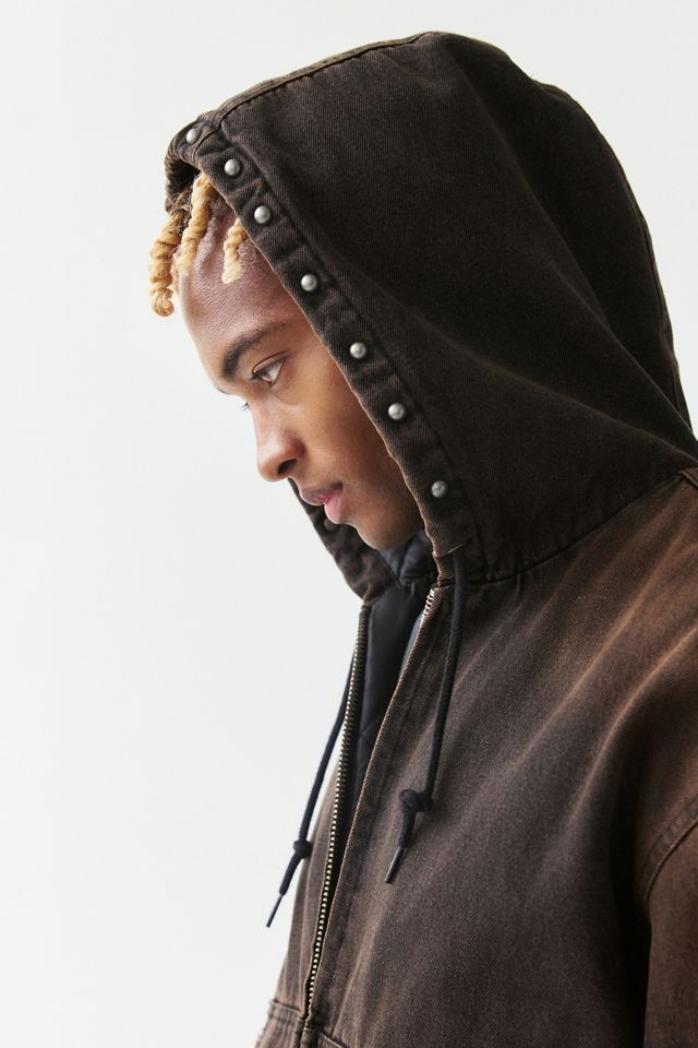 OBEY Studded Zip-Up Jacket #3