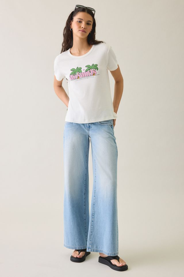 AllSaints Stevie Troppo Graphic Slim Tee #1