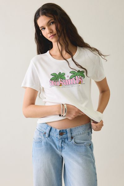AllSaints Stevie Troppo Graphic Slim Tee