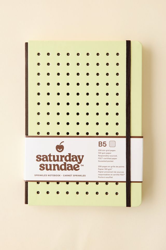 Saturday Sundae B5 Sprinkles Dot Grid Notebook #4