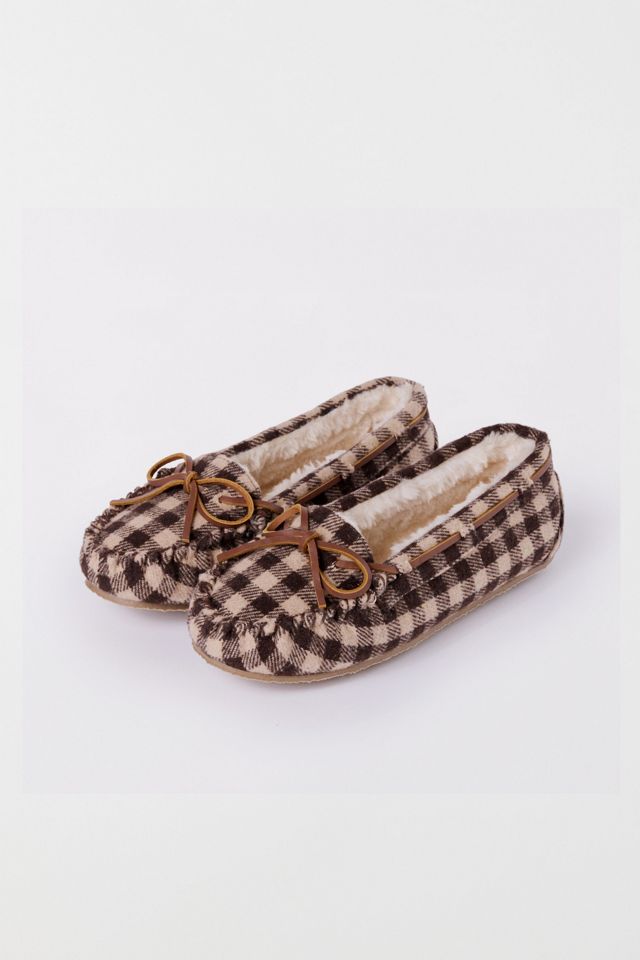 Minnetonka Cally Faux Fur Suede Moccasin Slipper #3