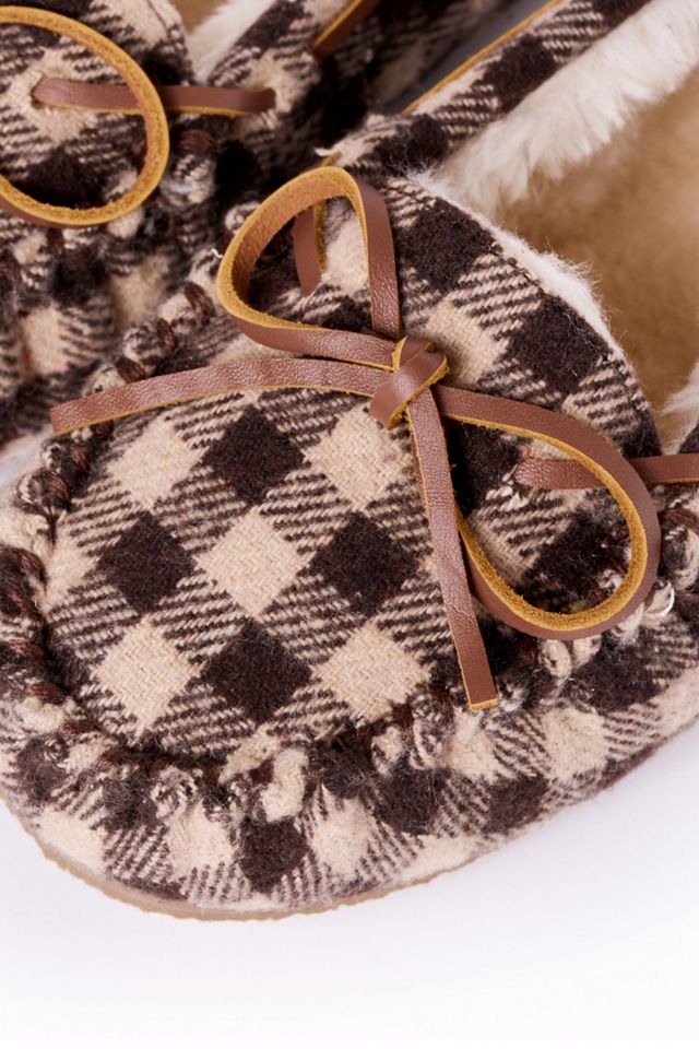 Minnetonka Cally Faux Fur Suede Moccasin Slipper #4