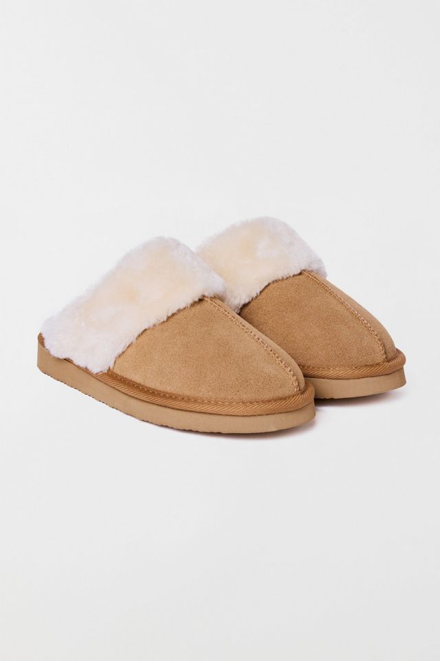 Minnetonka Chesney Faux Fur Suede Scuff Slippers #3