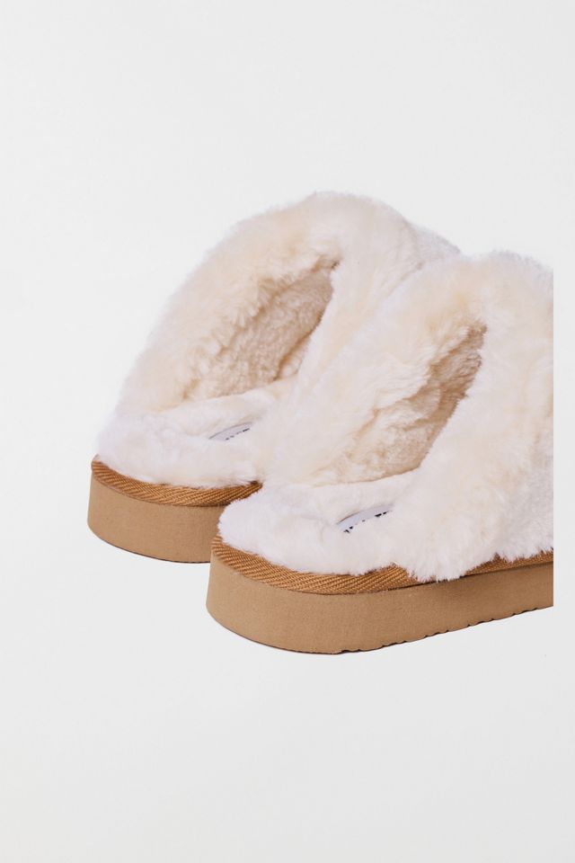 Minnetonka Chesney Faux Fur Suede Scuff Slippers #4
