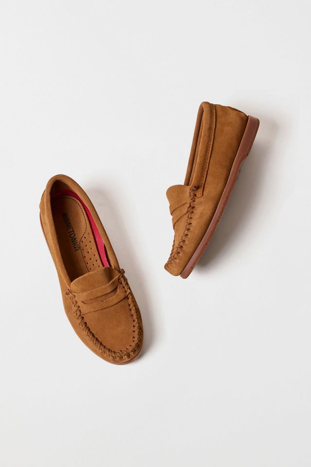 Minnetonka Suede Mellony Penny Loafer #1