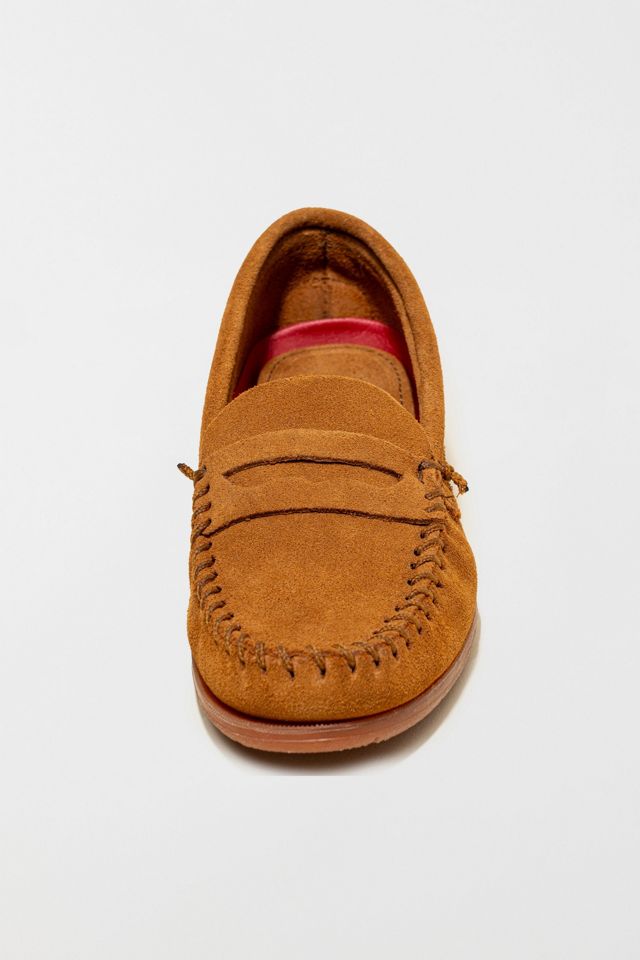 Minnetonka Suede Mellony Penny Loafer #3