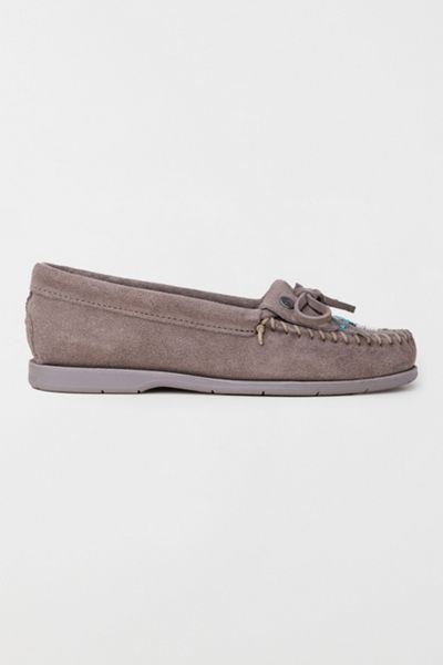 Minnetonka Nizhoni Suede Beaded Moccasin