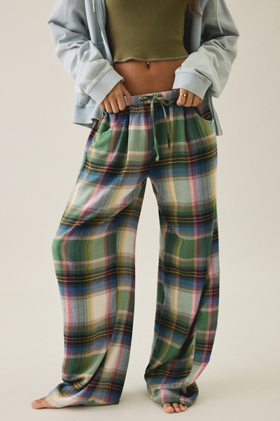Out From Under Night Plaid Flannel PJ Pants