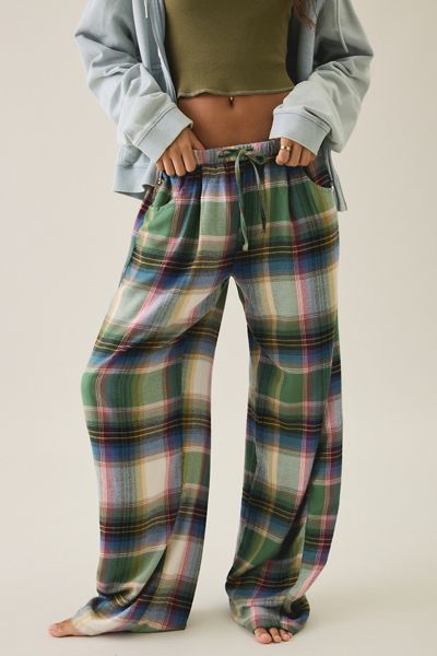 Out From Under Night In Plaid Flannel PJ Pants
