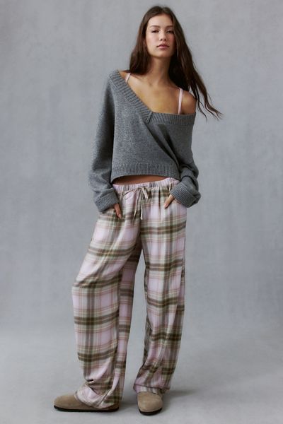 Out From Under Night In Plaid Flannel PJ Pants