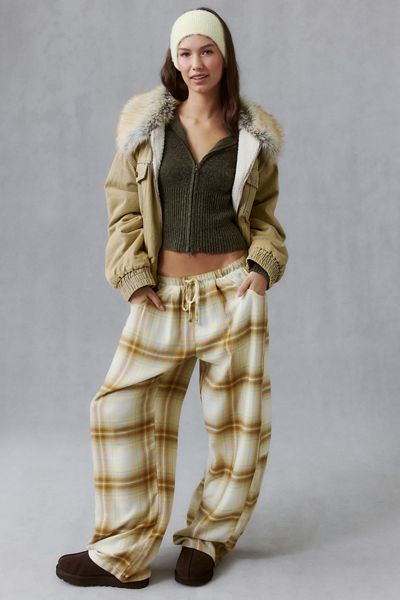 Out From Under Night In Plaid Flannel PJ Pants