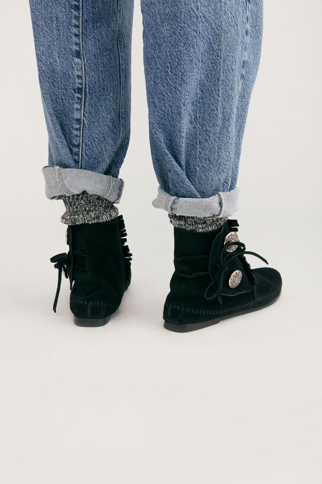 Minnetonka Women's Suede Two Button Boot #2