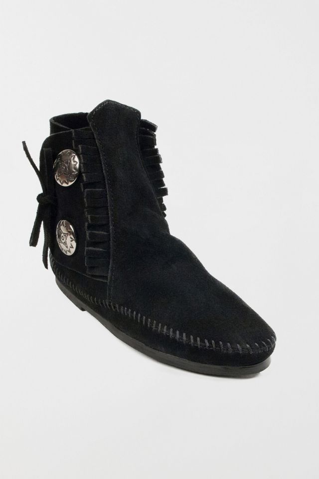 Minnetonka Women's Suede Two Button Boot #4