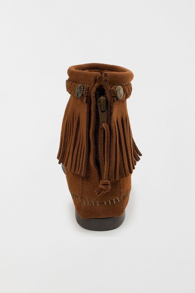 Minnetonka Suede Fringe High Top Boot #3
