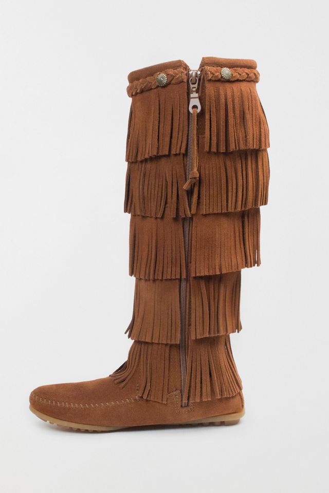 Minnetonka Suede 5-Layer Fringe Boot #2