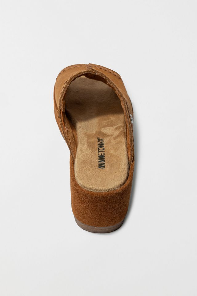 Minnetonka Suede Wedge Sandal #4