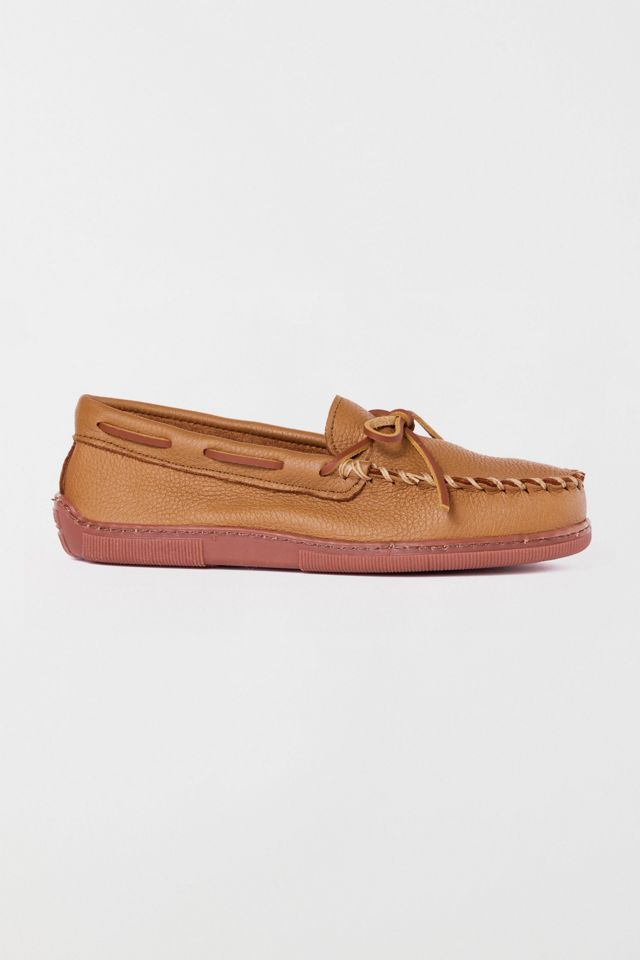 Minnetonka Moosehide Leather Moccasin Loafer #1