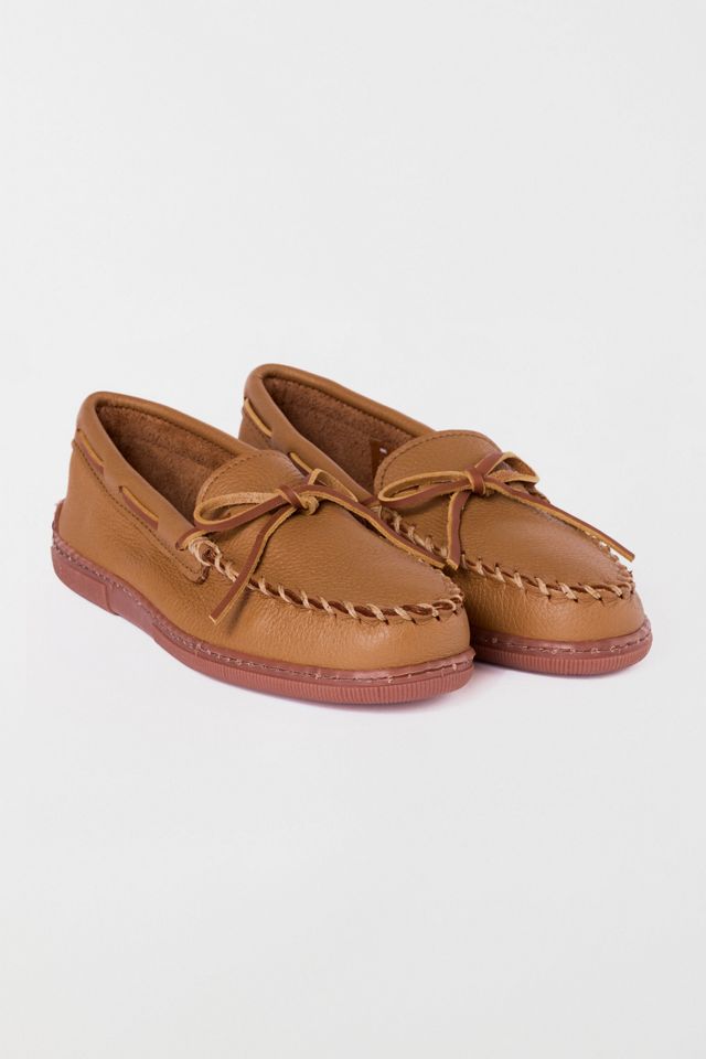 Minnetonka Moosehide Leather Moccasin Loafer #3