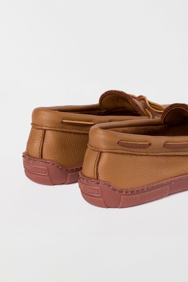 Minnetonka Moosehide Leather Moccasin Loafer #4