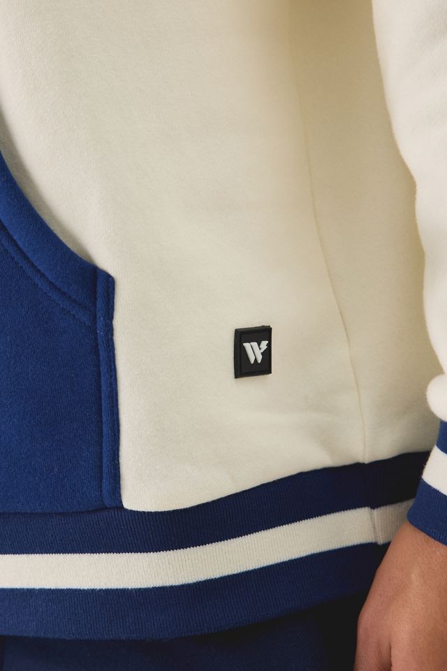 College Logo Graphic Colorblock Hoodie Sweatshirt #2