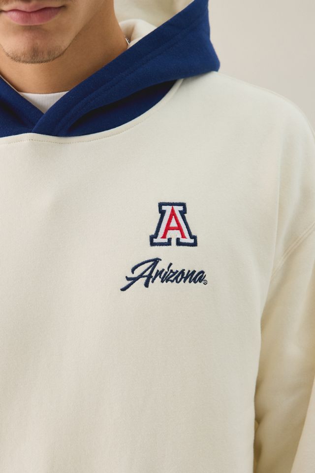 College Logo Graphic Colorblock Hoodie Sweatshirt #3