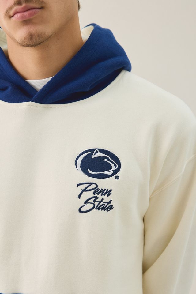College Logo Graphic Colorblock Hoodie Sweatshirt #2