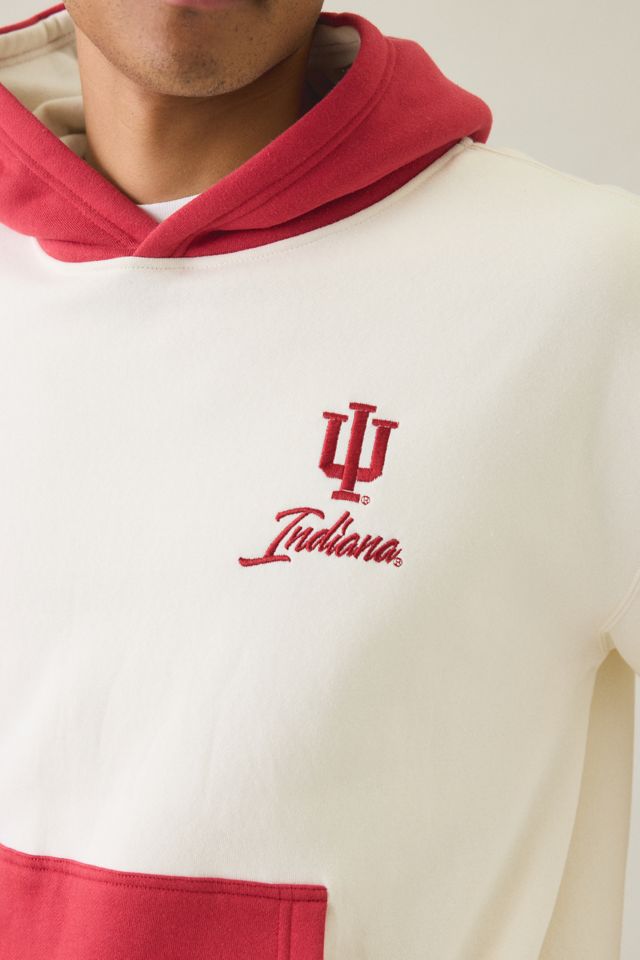 College Logo Graphic Colorblock Hoodie Sweatshirt #2
