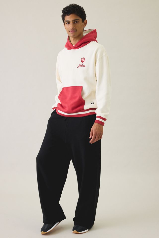 College Logo Graphic Colorblock Hoodie Sweatshirt #4