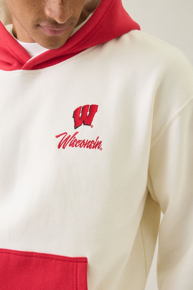 College Logo Graphic Colorblock Hoodie Sweatshirt #3