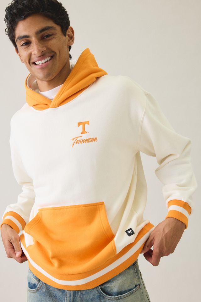 College Logo Graphic Colorblock Hoodie Sweatshirt #1