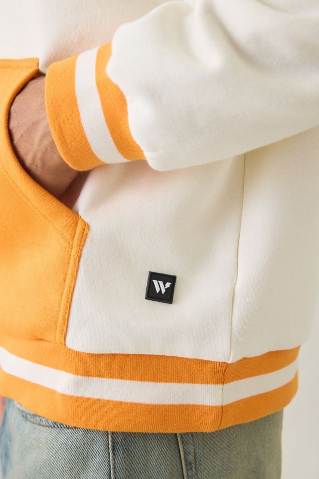 College Logo Graphic Colorblock Hoodie Sweatshirt #2