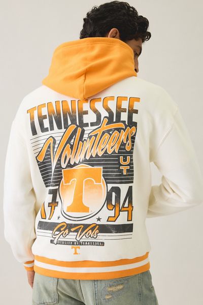 College Logo Graphic Colorblock Hoodie Sweatshirt
