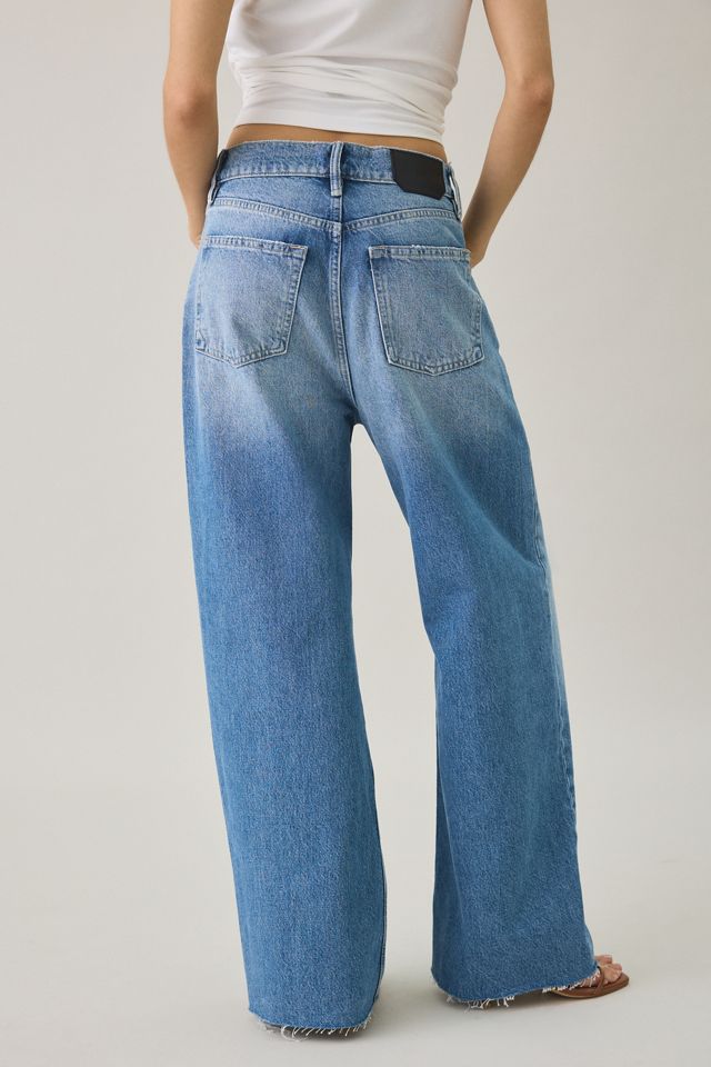 AllSaints Aki Crossover Waist Wide Leg Jeans #3