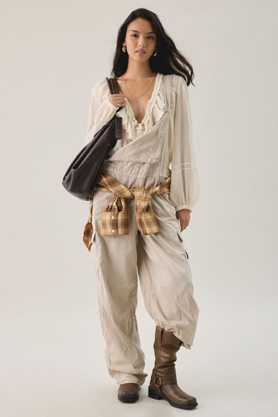 BDG Rih Utility Extreme Barrel Leg Overalls