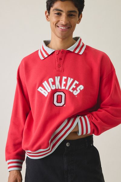 College Logo Rugby Sweatshirt
