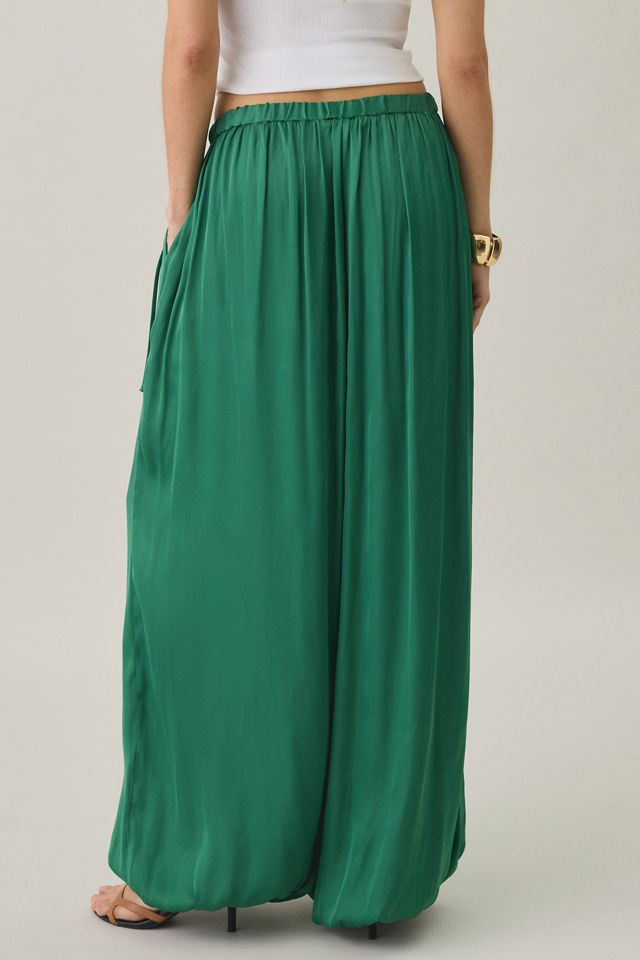 AllSaints Eshe Baggy Fit Satin Pants #3