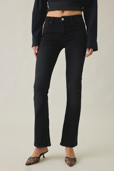 AllSaints Haldan Mid-Rise Slim Bootcut Jeans