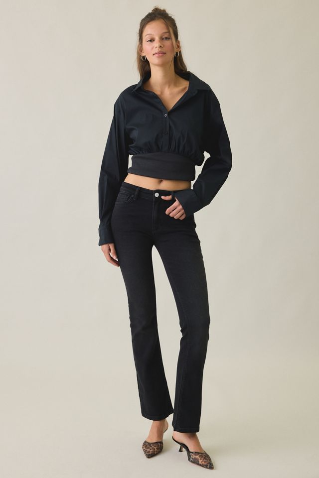 AllSaints Haldan Mid-Rise Slim Bootcut Jeans #1