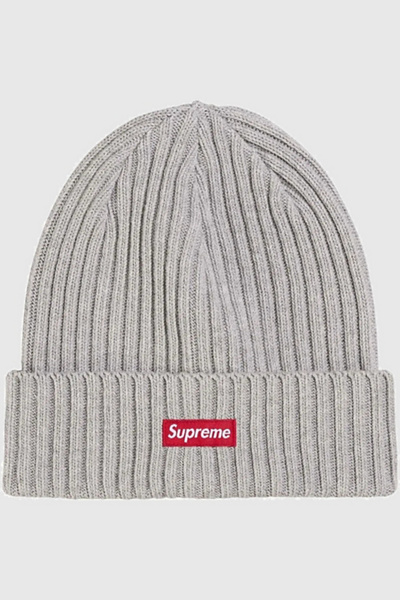 Supreme Overdyed Beanie (SS26) in Light Grey, Men's at Urban Outfitters