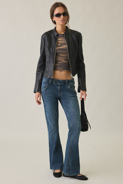 AllSaints Sadler Slim Leather Jacket