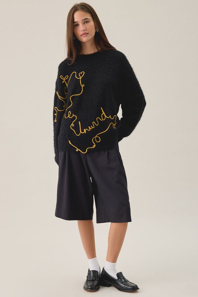 AllSaints Unwind Motif Crew Neck Sweater #3