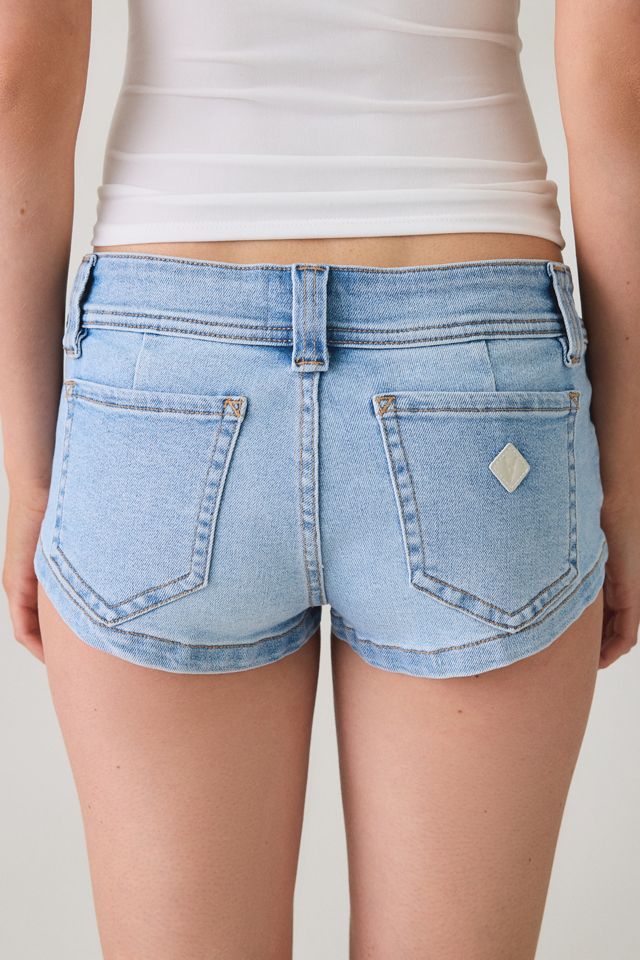 Abrand 00 Jody Super Low-Rise Mini Denim Shorts #3