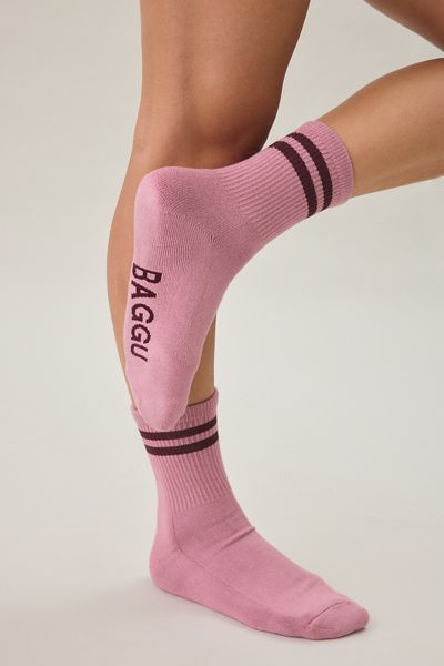 BAGGU Ribbed Crew Socks